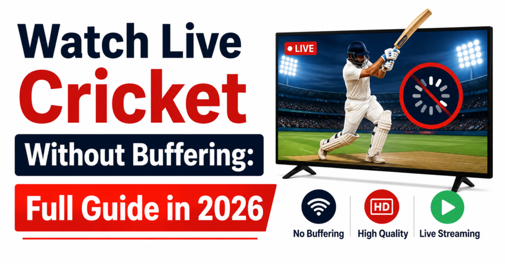 Watch Live Cricket Without Buffering