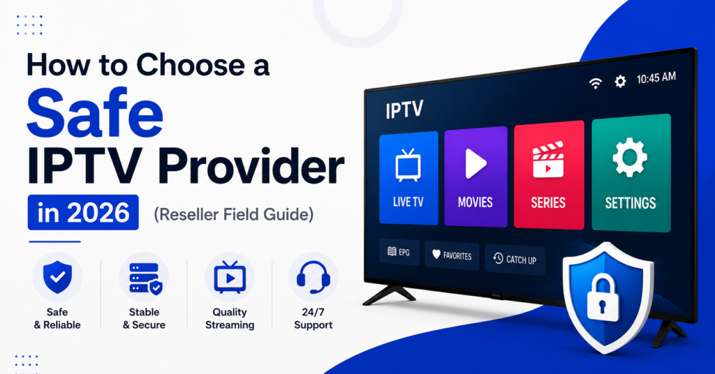Choose a Safe IPTV Provider