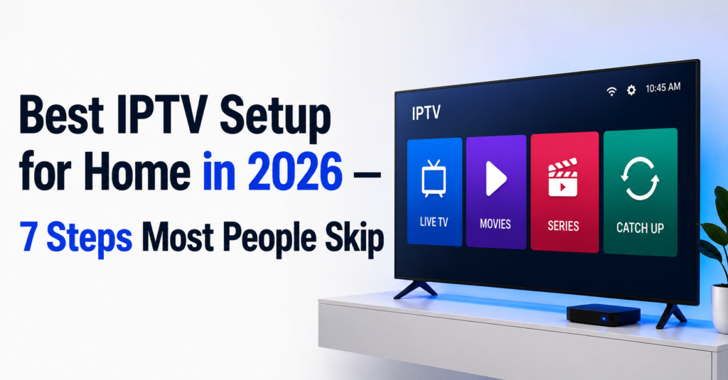 Best IPTV Setup for Home