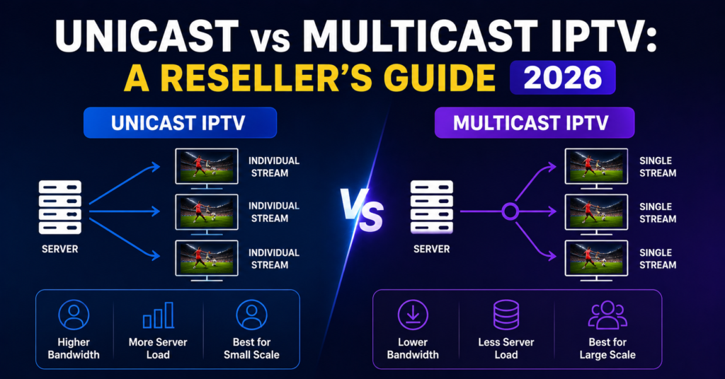 Unicast vs Multicast IPTV