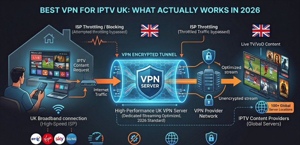 Best VPN for IPTV UK