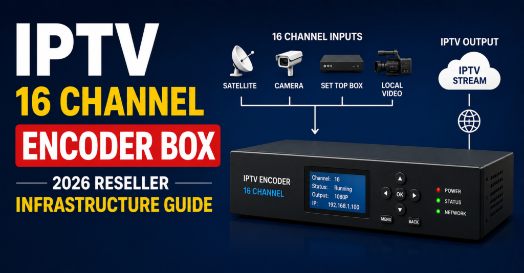 IPTV 16 Channel Encoder Box