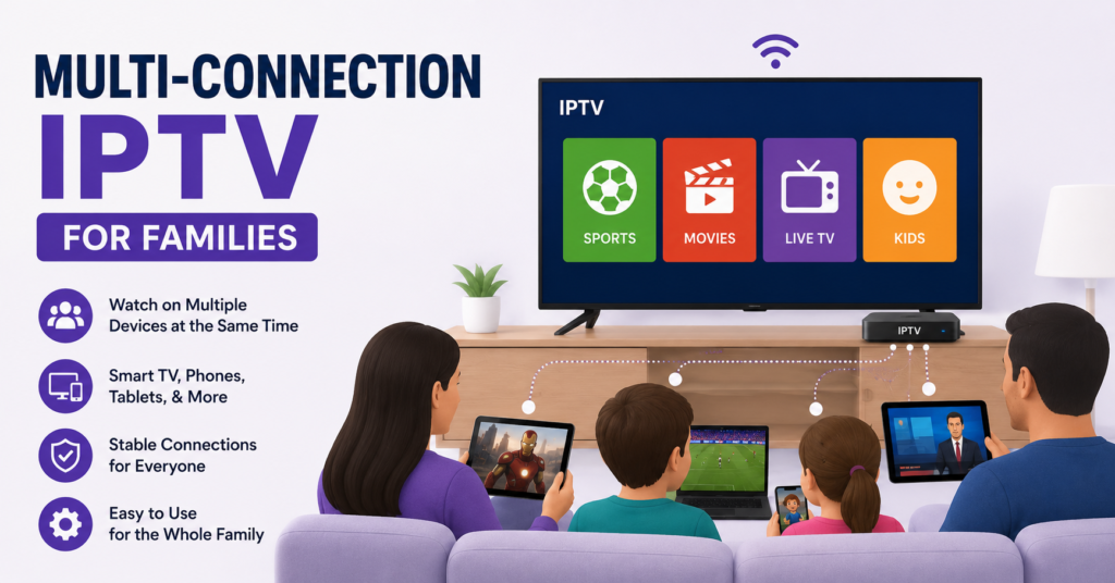 Multi-Connection IPTV for Families