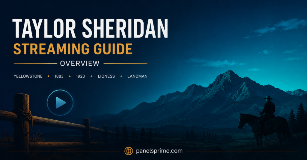Taylor Sheridan Streaming Guide Overview