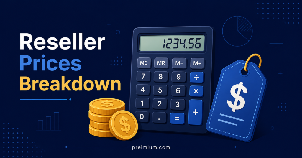 Reseller Prices Breakdown