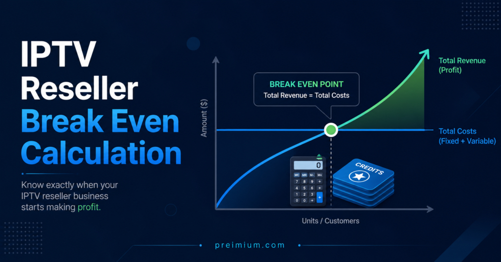 IPTV Reseller Break Even Calculation