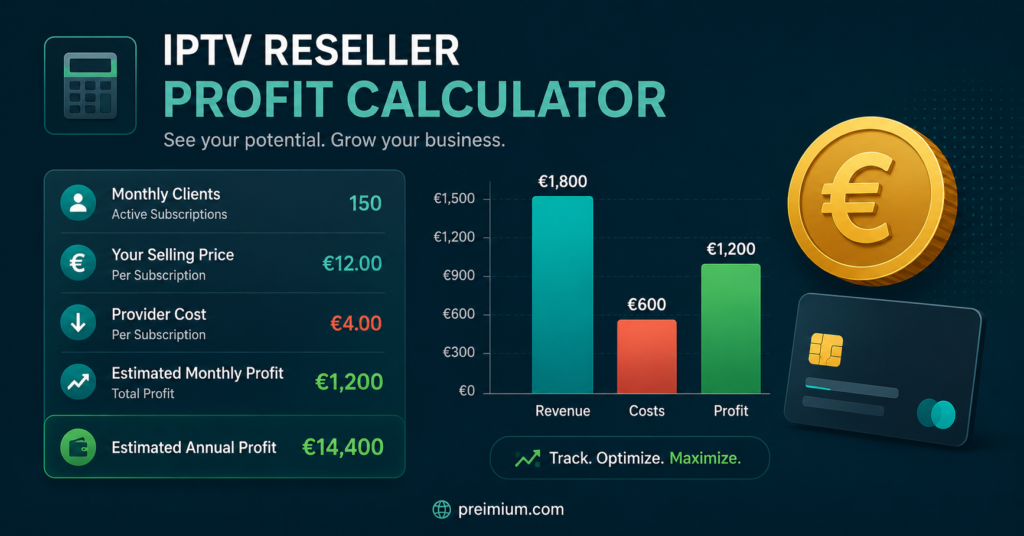 IPTV Reseller Profit Calculator Breakdown