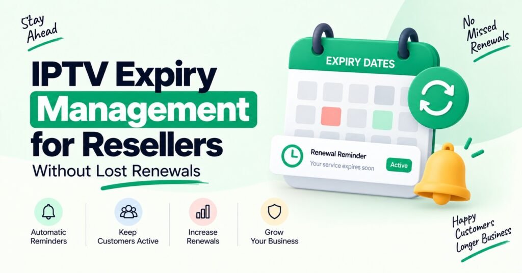 IPTV Expiry Management for Resellers