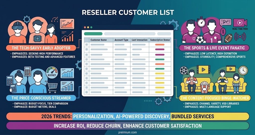 Four Customer Groups Inside a Reseller List