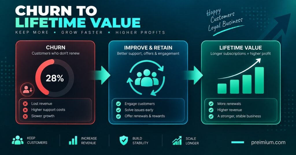 Churn to Lifetime Value Flow