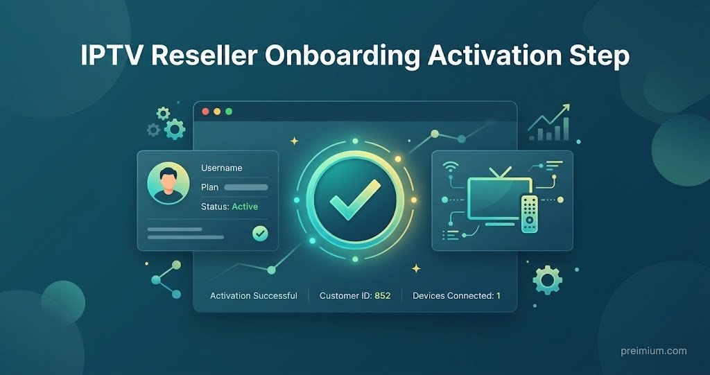 IPTV Reseller Onboarding Activation Step