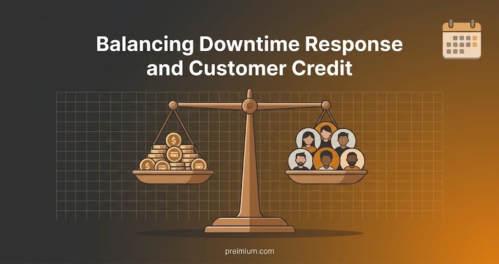 Balancing Downtime Response and Customer Credit
