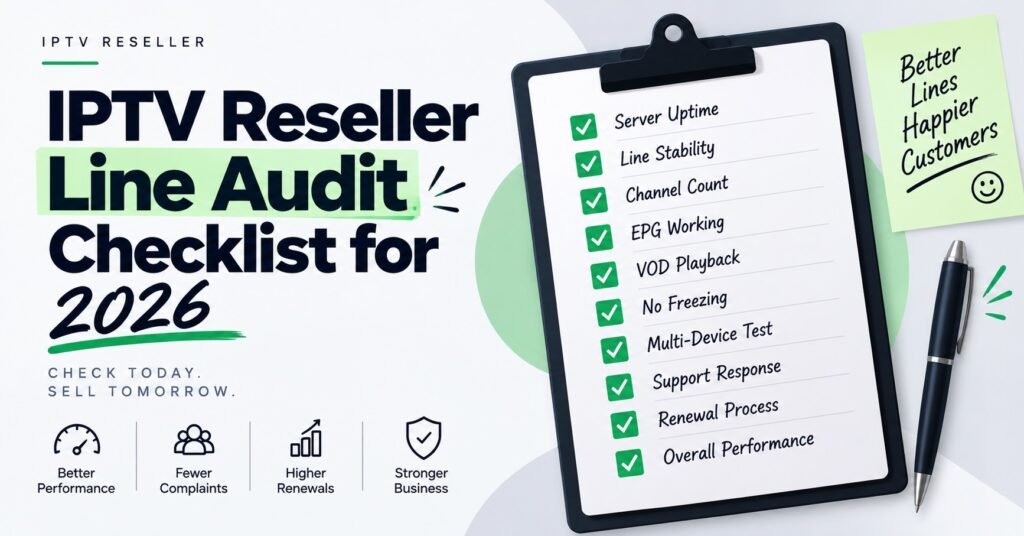 IPTV Reseller Line Audit
