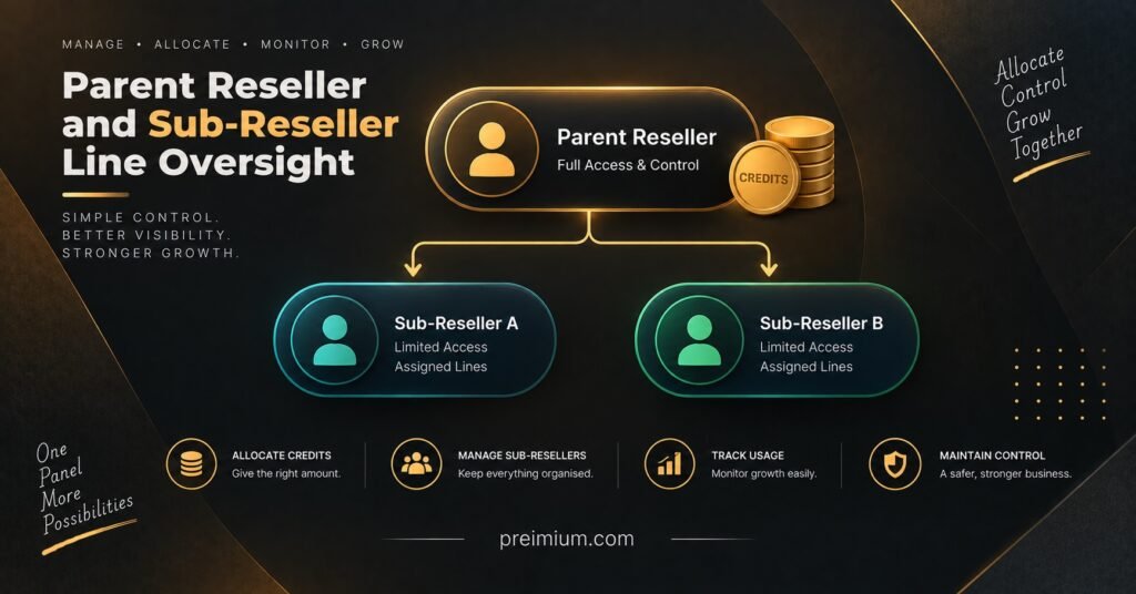 Parent Reseller and Sub-Reseller Line Oversight