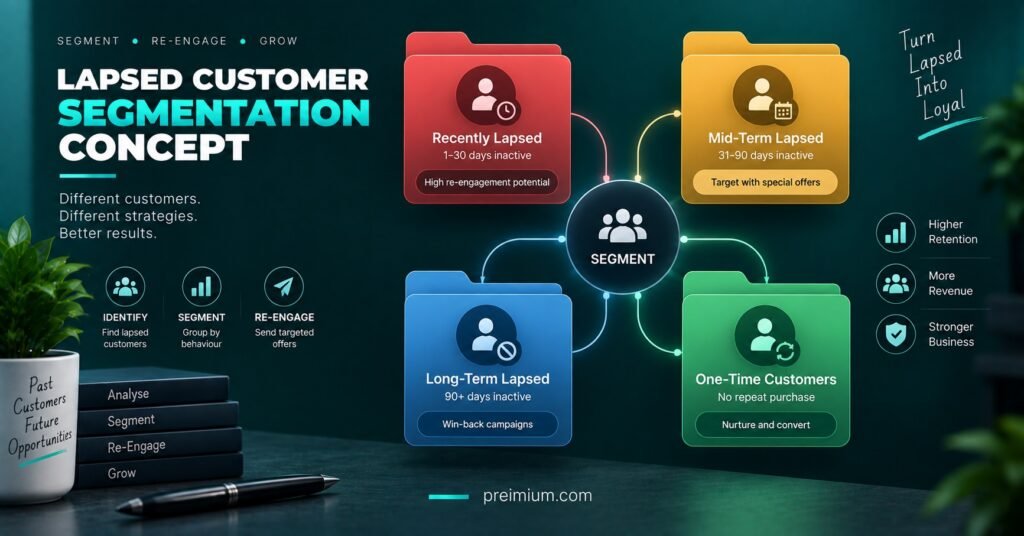 Lapsed customer segmentation concept