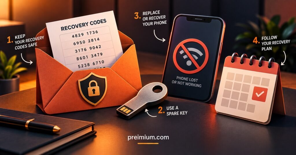 Recovery Kit for a Lost Authenticator Phone